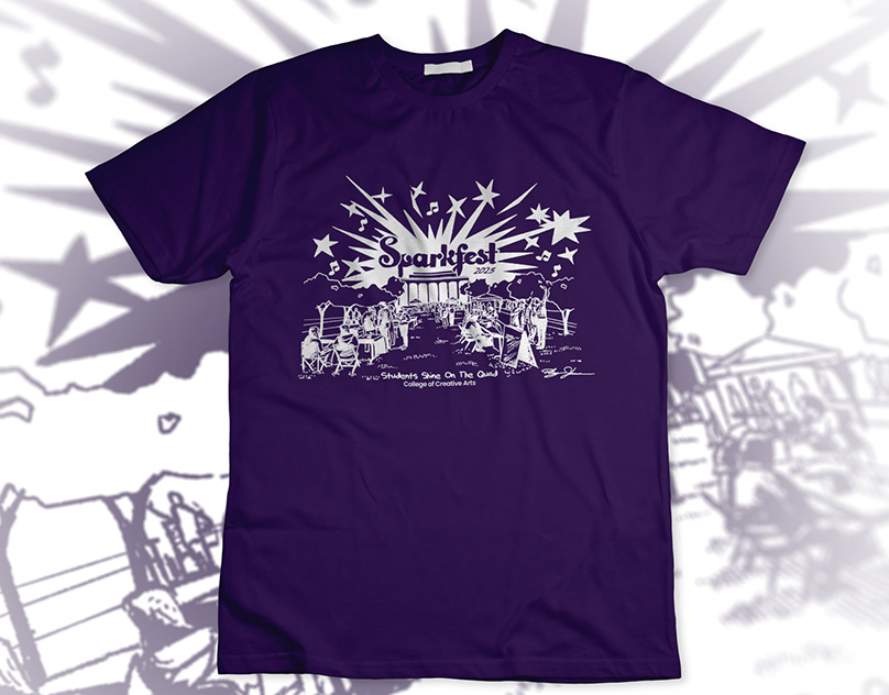 Sparkfest merchandise design